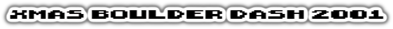 Xmas Boulder Dash 2001 - Clear Logo (World) - 731x54