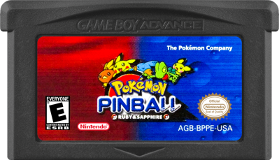 Pokémon Pinball: Ruby & Sapphire - Cart - Front (North America) - 1000x574