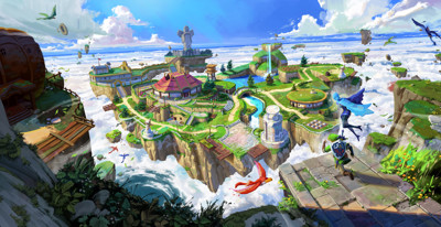 The Legend of Zelda: Skyward Sword - Fanart - Background (World) - 4000x2061