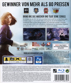 BioShock Infinite - Box - Back (Germany) - 947x1107