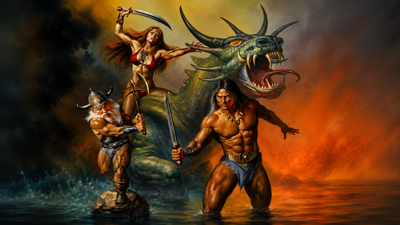 Golden Axe II - Fanart - Background (World) - 3840x2160