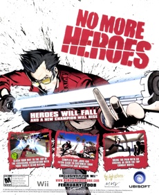 No More Heroes - Advertisement Flyer - Front (United States) - 1792x2188