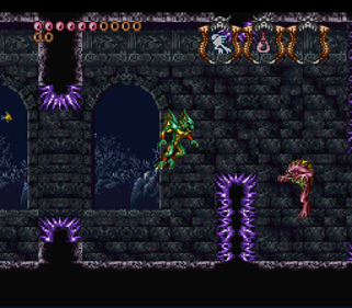 Demon's Crest - Screenshot - Gameplay (World) - 256x224