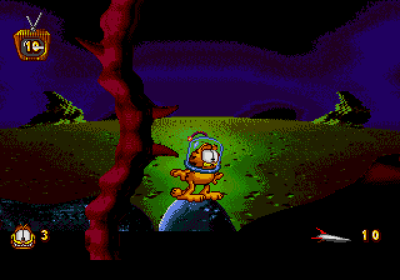 Garfield: Caught in the Act - Screenshot - Gameplay (World) - 640x448