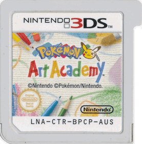 Pokémon Art Academy - Cart - Front (Australia) - 778x787