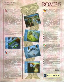 Rome AD 92: The Pathway to Power! - Box - Back (Europe) - 628x800