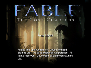 Fable: The Lost Chapters - Screenshot - Game Title (World) - 640x480