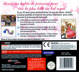 Princess Debut - Box - Back (France) - 640x580