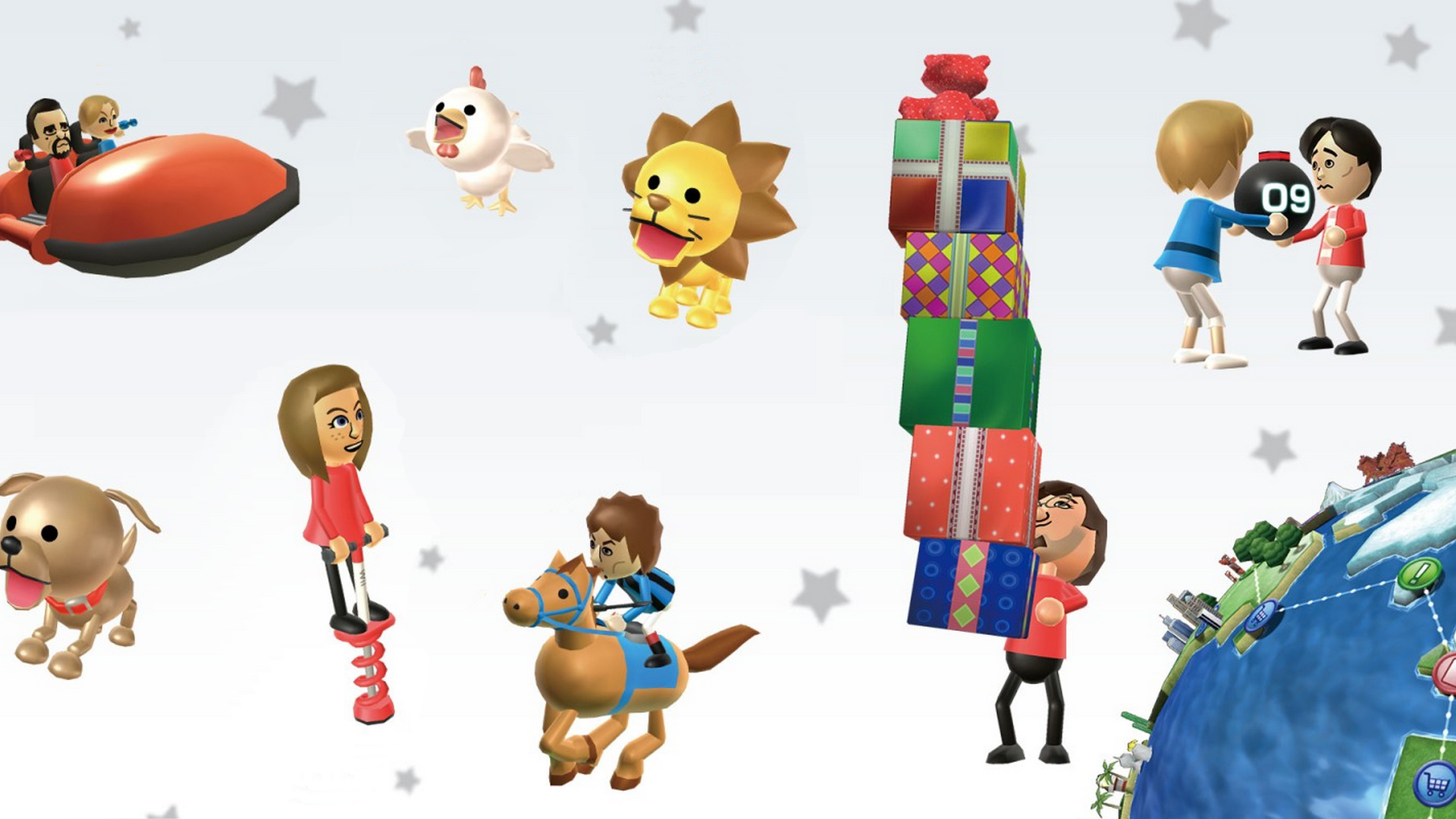 Illustration of Wii Party