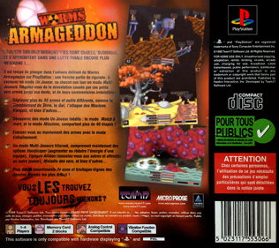 Worms Armageddon - Box - Back (France) - 765x680