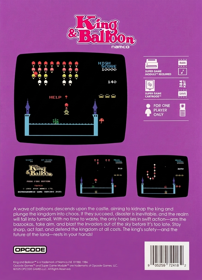 King & Balloon (Opcode Games) - Box - Back (World) - 869x1203