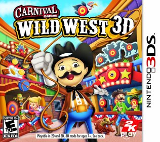 Carnival Games: Wild West 3D - Box - Front (North America) - 1550x1375