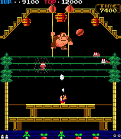 Donkey Kong 3 - Screenshot - Gameplay (World) - 224x256