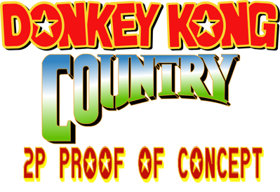 Donkey Kong Country: 2P Proof of Concept - Clear Logo (World) - 1798x1236