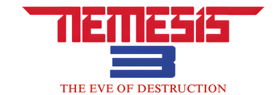 Nemesis 3: The Eve of Destruction - Clear Logo (Europe) - 4096x1424