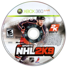 NHL 2K9 - Disc (North America) - 900x900