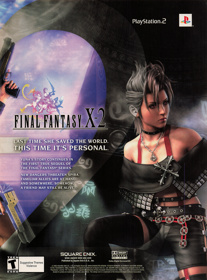 Final Fantasy X-2 - Advertisement Flyer - Front (United States) - 1627x2200