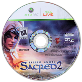 Sacred 2: Fallen Angel - Disc (North America) - 900x900