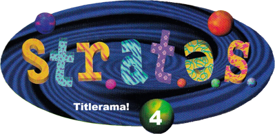 Str.at.e.s. 4: Titlerama! - Clear Logo (North America) - 882x431