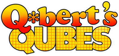 Q*bert's Qubes - Clear Logo (North America) - 1726x810