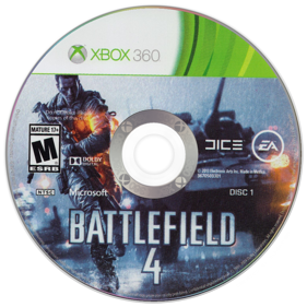 Battlefield 4 - Disc (North America) - 900x900