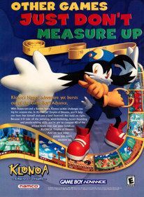 Klonoa: Empire of Dreams - Advertisement Flyer - Front (United States) - 1613x2200