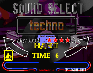 beatmania - Screenshot - Game Select (Japan) - 488x384
