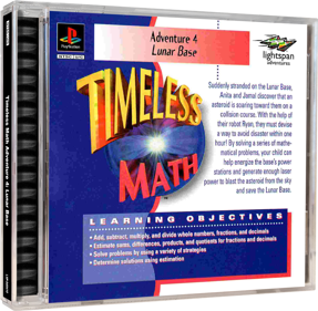 Timeless Math Adventure 4: Lunar Base - Box - 3D (North America) - 1500x1467