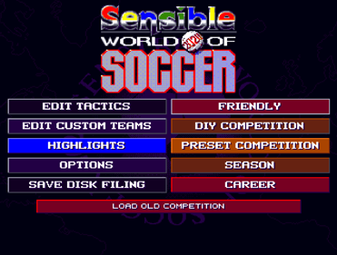 Sensible World of Soccer 2020 - Screenshot - Game Title (World) - 1515x1147