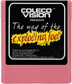 The Way of the Exploding Foot - Cart - Front (World) - 950x1100