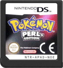 Pokémon Pearl Version - Cart - Front (Germany) - 517x564