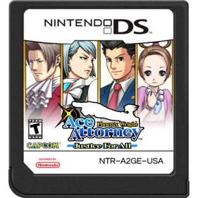 Phoenix Wright: Ace Attorney: Justice for All - Fanart - Cart - Front (World) - 512x512