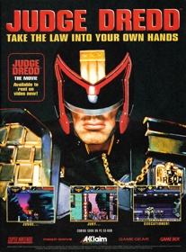 Judge Dredd - Advertisement Flyer - Front (United Kingdom) - 1627x2200