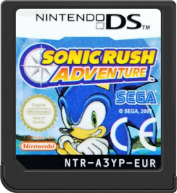 Sonic Rush Adventure - Cart - Front (Europe) - 517x564