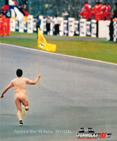 Formula 1 98 - Advertisement Flyer - Front (United Kingdom) - 1811x2196