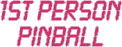 1st Person Pinball - Clear Logo (Europe) - 3404x1337