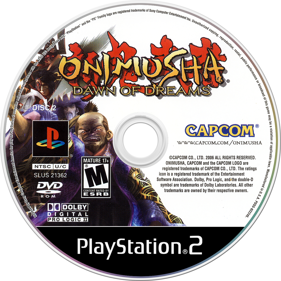 Onimusha: Dawn of Dreams - Disc (North America) - 1280x1280