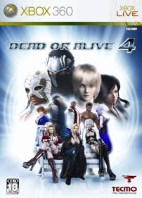 Dead or Alive 4 - Box - Front (Japan) - 1000x1390