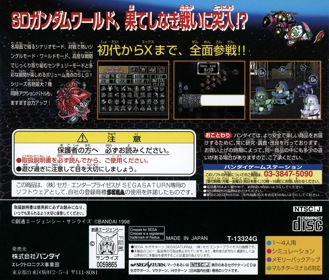 SD Gundam: G Century S - Box - Back (Japan) - 1608x1370