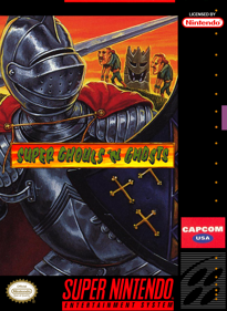 Super Ghouls 'n Ghosts - Fanart - Box - Front (North America) - 1534x2100