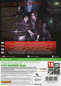 Resident Evil: Revelations 2 - Box - Back (Europe) - 6056x8585