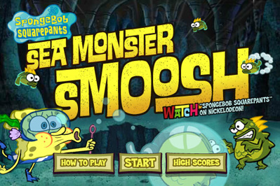 SpongeBob SquarePants: Sea Monster Smoosh - Screenshot - Game Title (United States) - 600x400