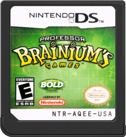 Professor Brainium's Games - Cart - Front (North America) - 517x564