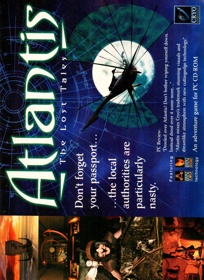 Atlantis: The Lost Tales - Advertisement Flyer - Front (United Kingdom) - 2187x3000