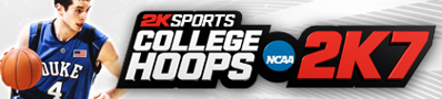 College Hoops 2K7 - Banner (World) - 420x95