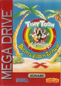 Tiny Toon Adventures: Buster's Hidden Treasure - Box - Front (Brazil) - 1449x2034
