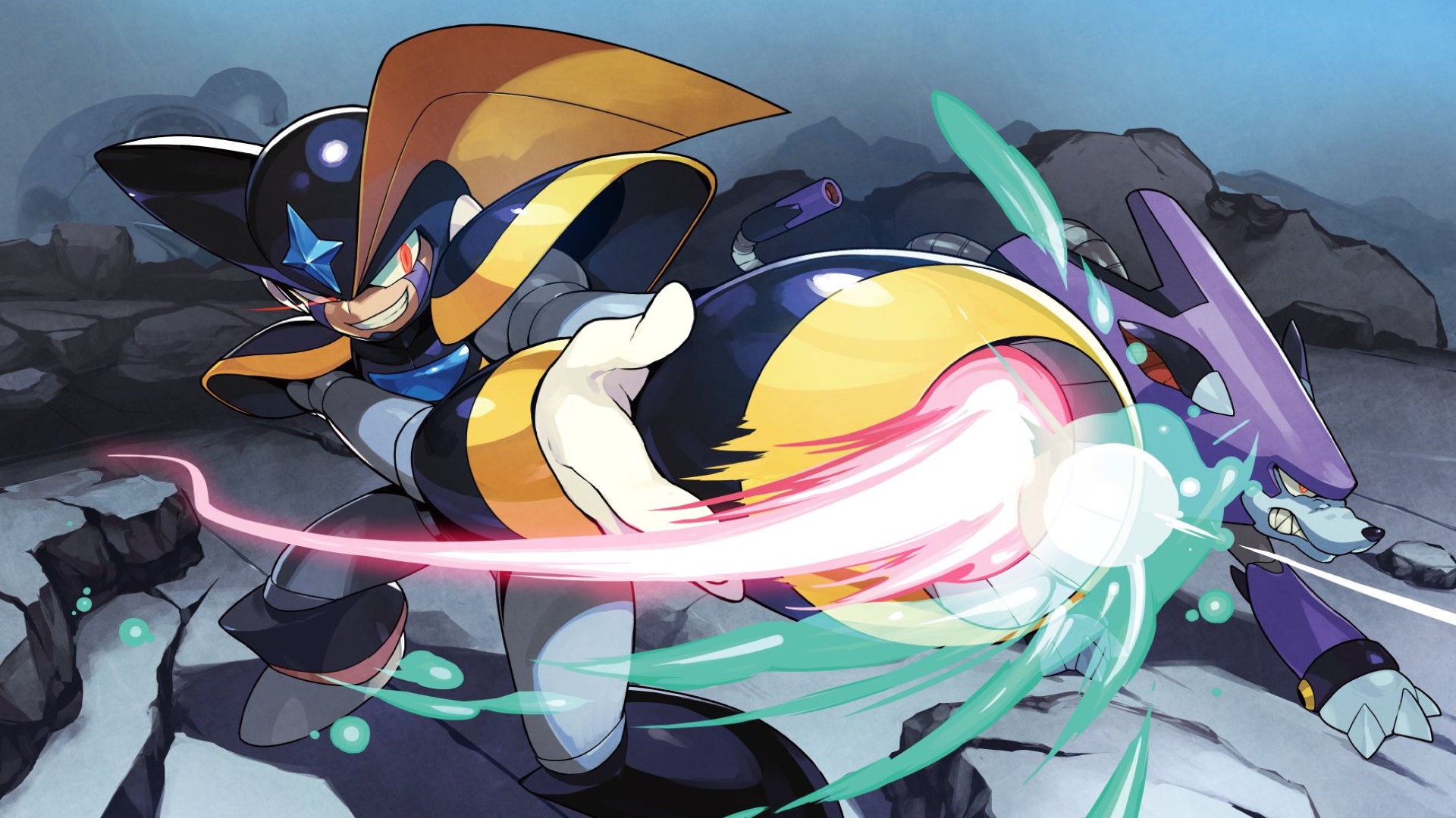 Illustration of Mega Man Bass