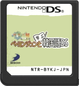 Bae Yong-Joon to Manabu Kankokugo DS: Test-Hen - Cart - Front (Japan) - 517x564