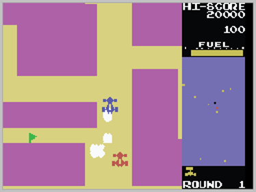 Rally X (Team Pixelboy) - Screenshot - Gameplay (World) - 256x192