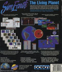 SimEarth: The Living Planet - Box - Back (Europe) - 690x800